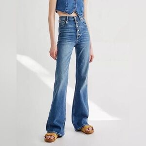 BOYISH The Ricky High Rise Flare Stretch Jeans 27